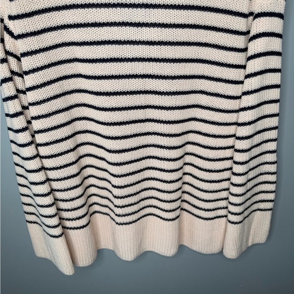 J. Crew Relaxed Collared Sweater in Stripe - Picture 9 of 12